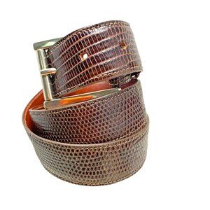 Jose‎ Luis Genuine Snakeskin Belt Italian Buckle Made in the USA